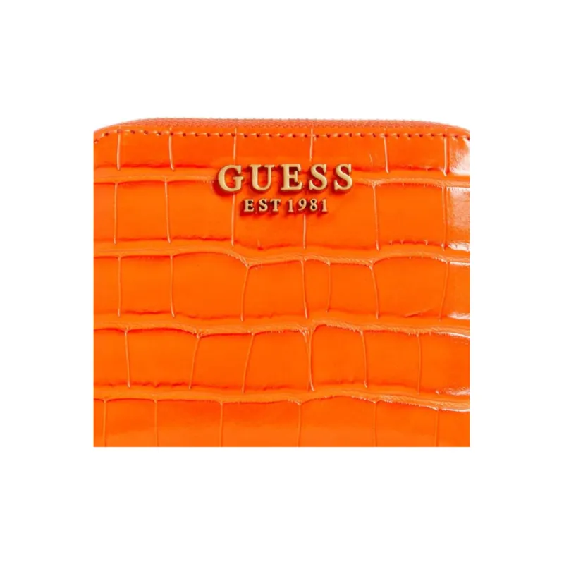 GUESS Artificial Leather Wallet Small Size Women's Orange-3