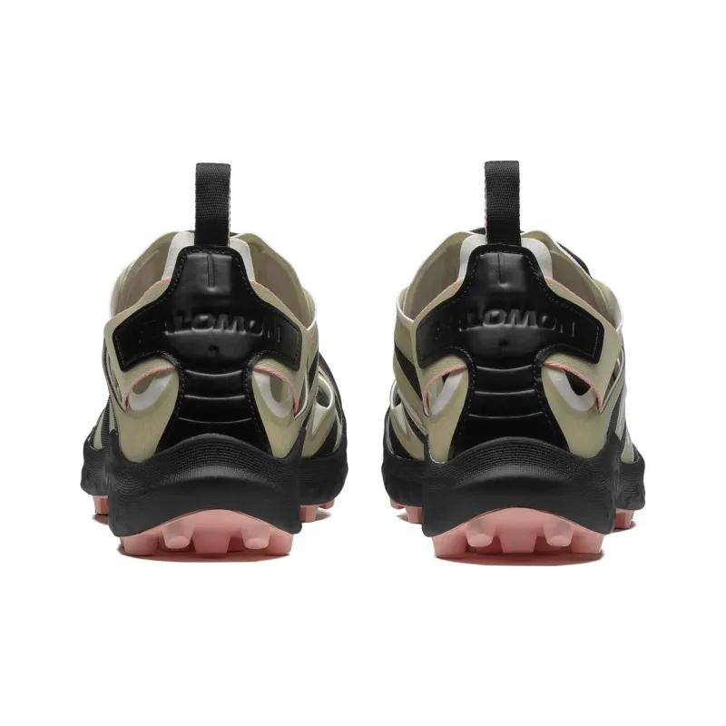 SALOMON Udara Anti Slip Wear Resistant River Trekking Shoes Unisex Light Olive Green/Black/Marigold Pink-3