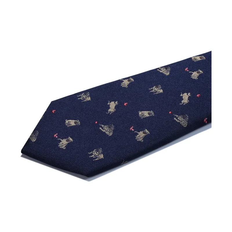 GIEVES CHARLES Mulberry Silk Ties Men's-3