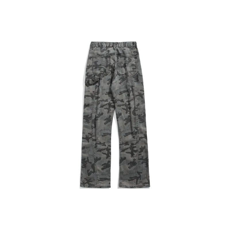 BRYAN JIMENEZ Jeans Unisex Camouflage-1