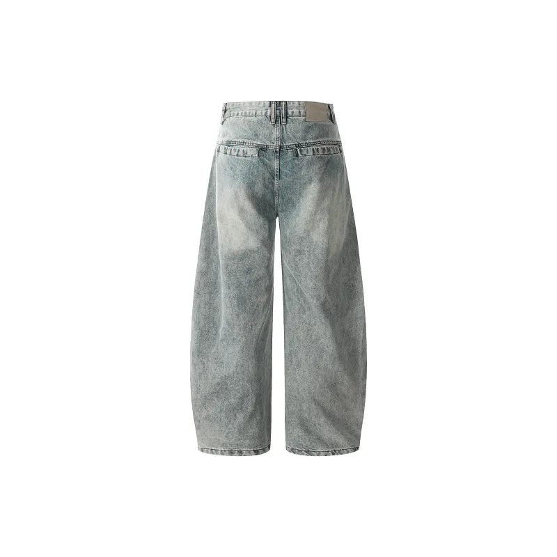 GBXM Jeans Unisex Washed Blue-2