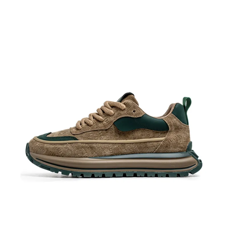 Bull Thunder Breathable Height Increase Low Top Casual Shoes Men's-5