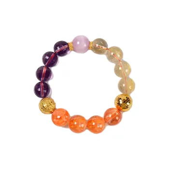 Palace And Amulet Crystal Bracelets Unisex