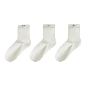 Temooues Mid Calf Socks Women's Combo Set