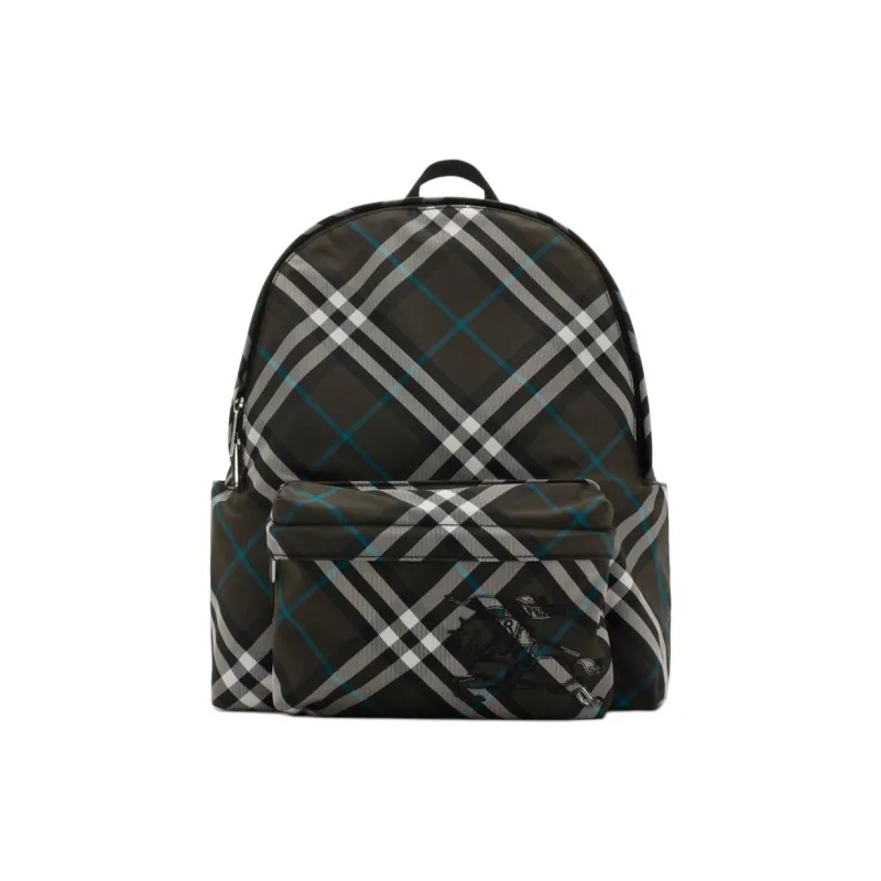 Burberry Polyester Backpack Small Size Men's Comfort Brown-0