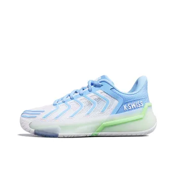 KSWISS Cushioning Wear Resistant Low Top Tennis Shoes Women's White Blue
