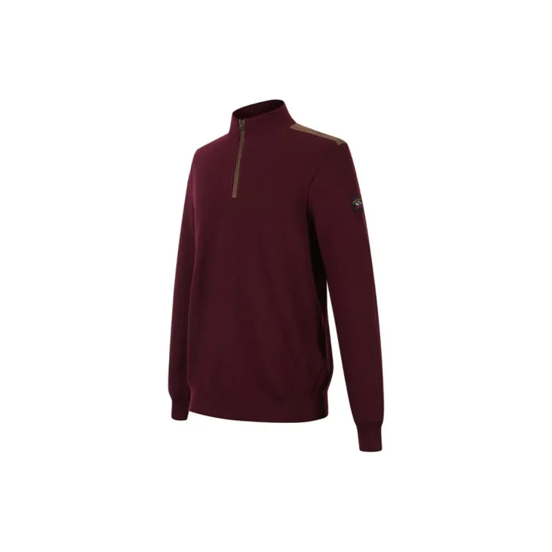 Paul & Shark Yachting Sweater Men's Dark Red-2