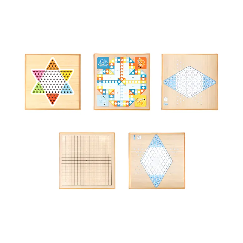 Lezhi By Me Educational Toy Gomoku Checkers Multifunctional Animal Game Board Double Sided Educational Game Board Games-4