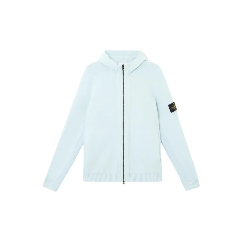 STONE ISLAND Wool Zip Hoodie-0