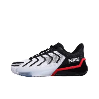 KSWISS Abrasion Resistant Low Top Tennis Shoes Unisex Black White