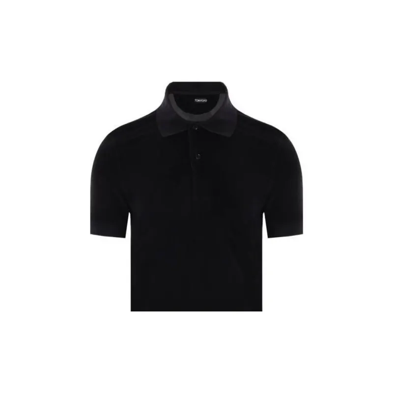 TOM FORD Towelling Polo Shirt-4
