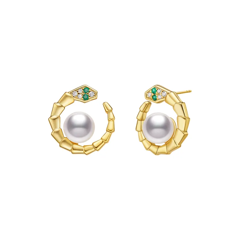 ME LUXE Pearl Stud Earrings Women's-0