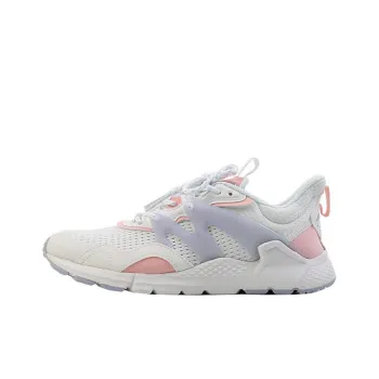 LiNing Mafia Slip Resistant Breathable Lightweight Low Top Casual Shoes Women's Pink White
