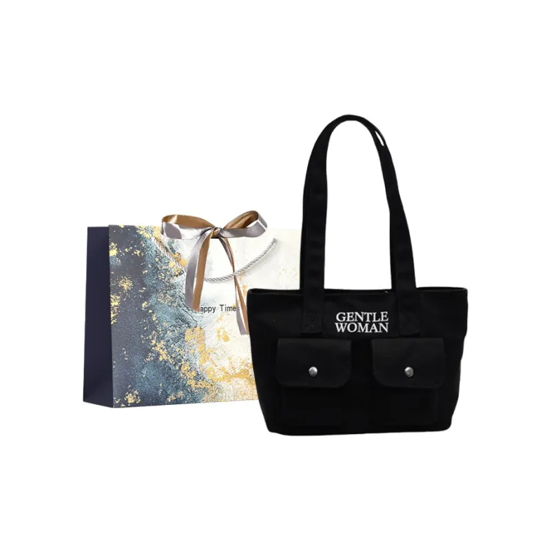 Iman's House Fabric Shoulder Bag Regular Unisex Ecru/Black/Black & White/White & Black-15