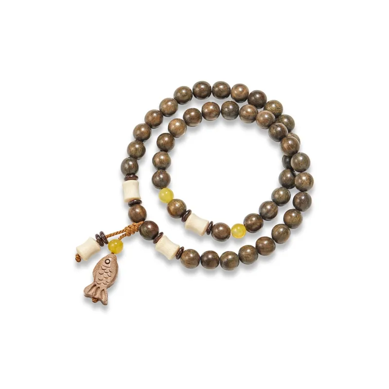 Gianina Green Sandalwood Bracelets Unisex-0