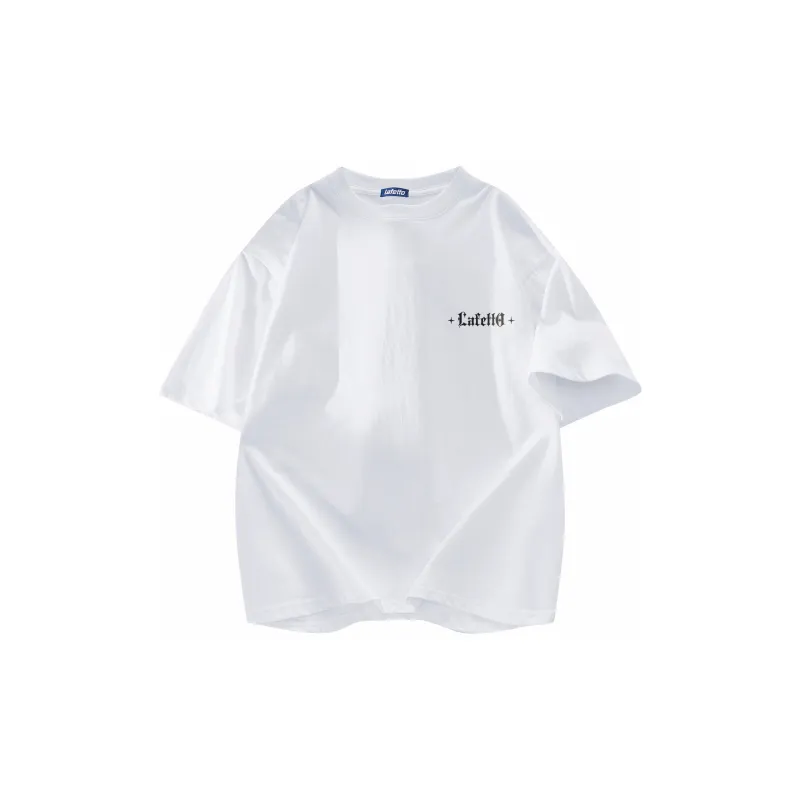 Lafetto T-Shirt Unisex Light And Shadow White Rose Red-7