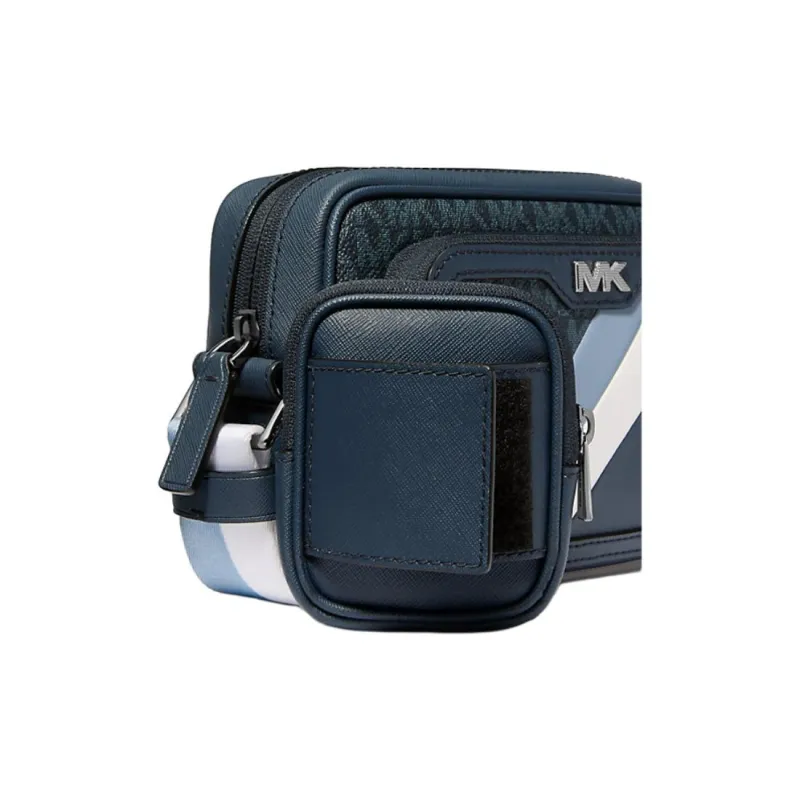 MICHAEL KORS Coated Canvas Shoulder Bag, Crossbody Bag Unisex Midnight Blue-2