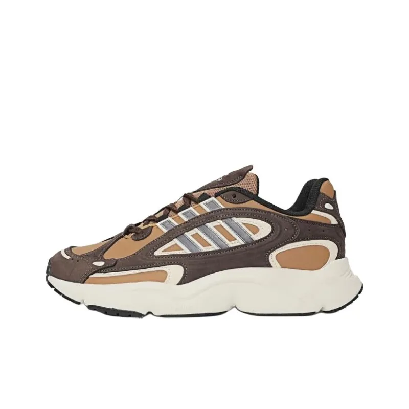 Adidas Originals Ozmillen Anti Slip Wear Resistant Low Top Casual Shoes Unisex Brown-0