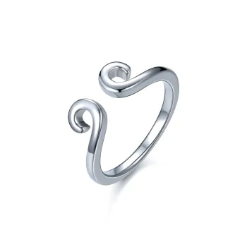 CENTURY&KINDLE S925 Silver Rings Unisex