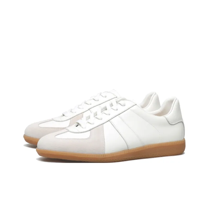 SAINTNJORD Low Top Skateboard Shoes Men's White-1