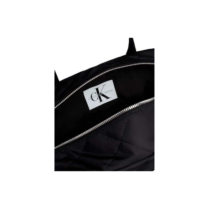 CALVIN KLEIN Polyester One Shoulder Handbag Women's Black-5