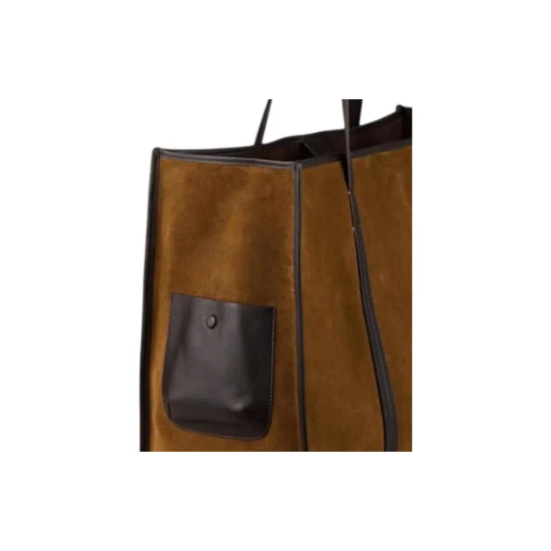 Sandro Suede Tote Bag-4
