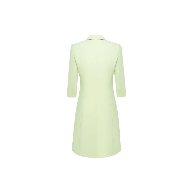 ONE SHALLOW Long Sleeved Dresses Women's Green-1