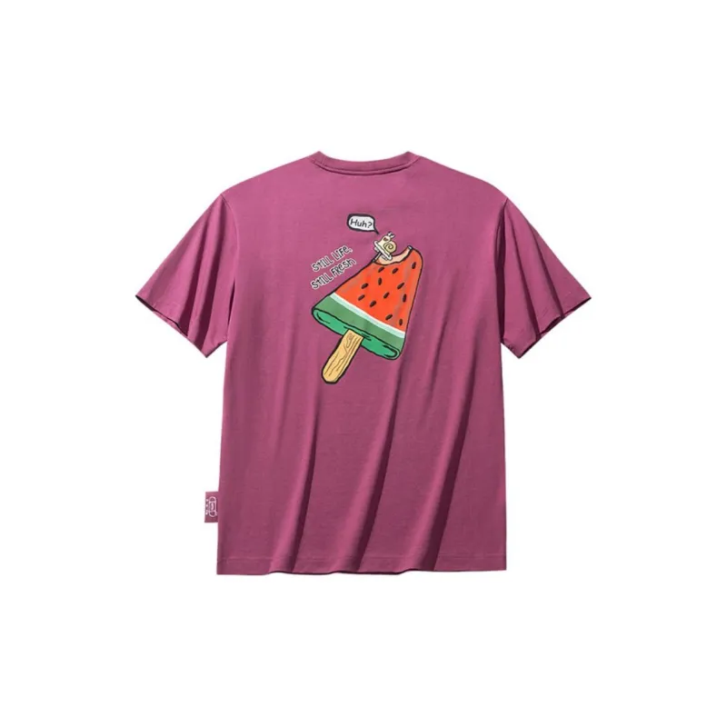 Anta Life Collection T Shirt Men's Smoky Purple Pink-1