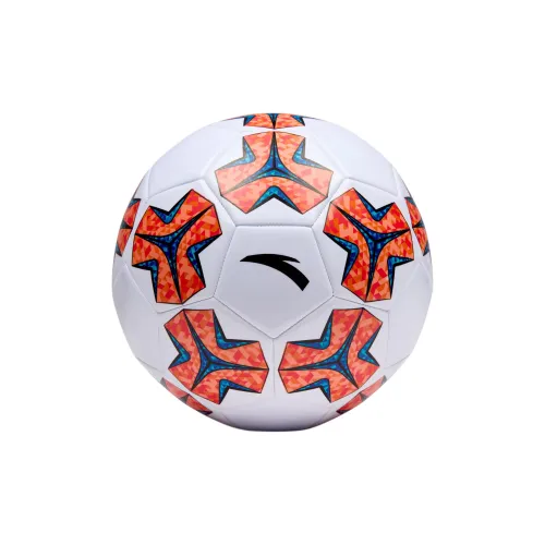 Anta Size 5 Soccer PVC Machine Stitched Soccer Ball Unisex Orange
