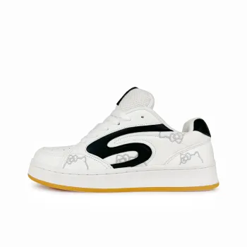 Rongchuan Anti Slip And Wear Resistant Lightweight Low Top Skateboard Shoes Unisex White Natural Rubber