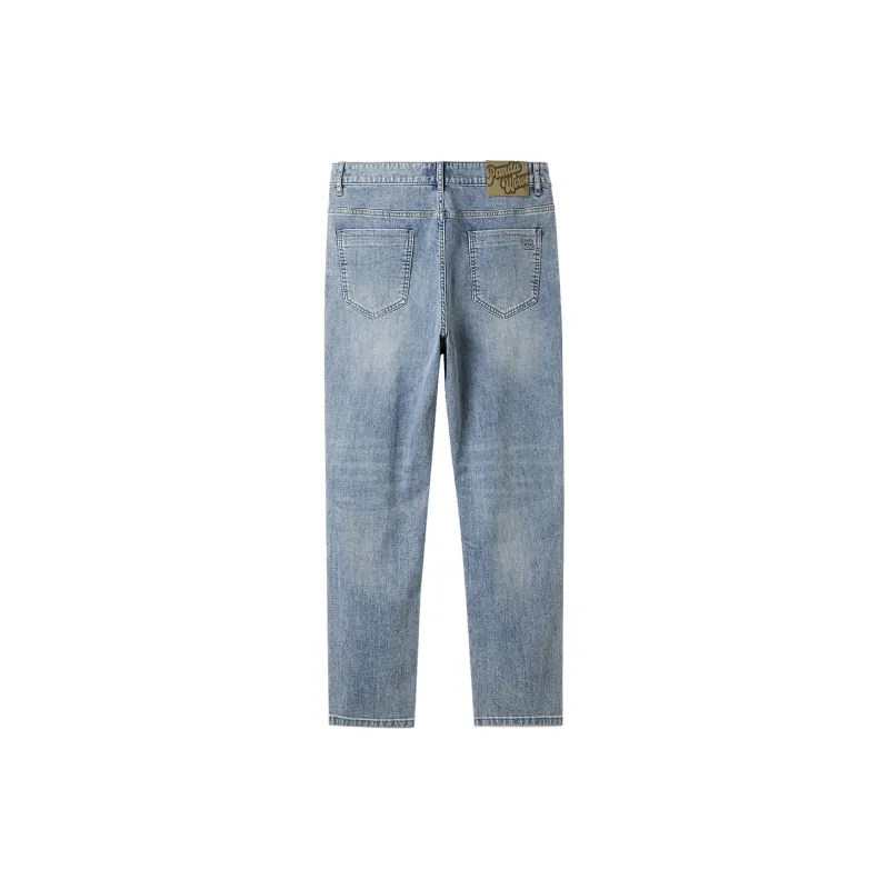 HLA Jeans Men Blue Gray Denim Gradient Light 63-1