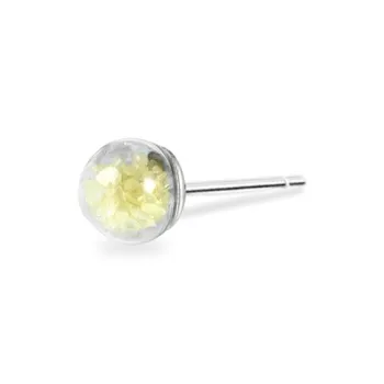 Shiban Crystal Stud Earrings Unisex