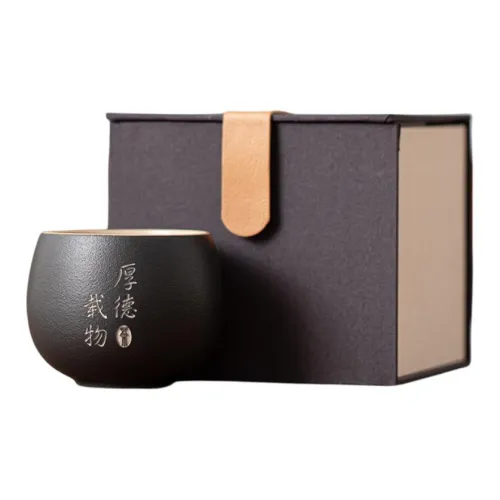 Morning Flight Black Clay Tea Cup Ceramic Personal Premium Tasting Cup 1 Gongfu Tea Set Tea Saucer And Bowl Cup
