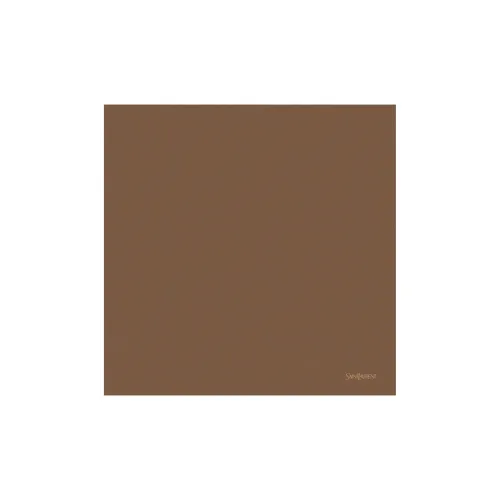 SAINT LAURENT Silk Silk Scarves Men's Brown