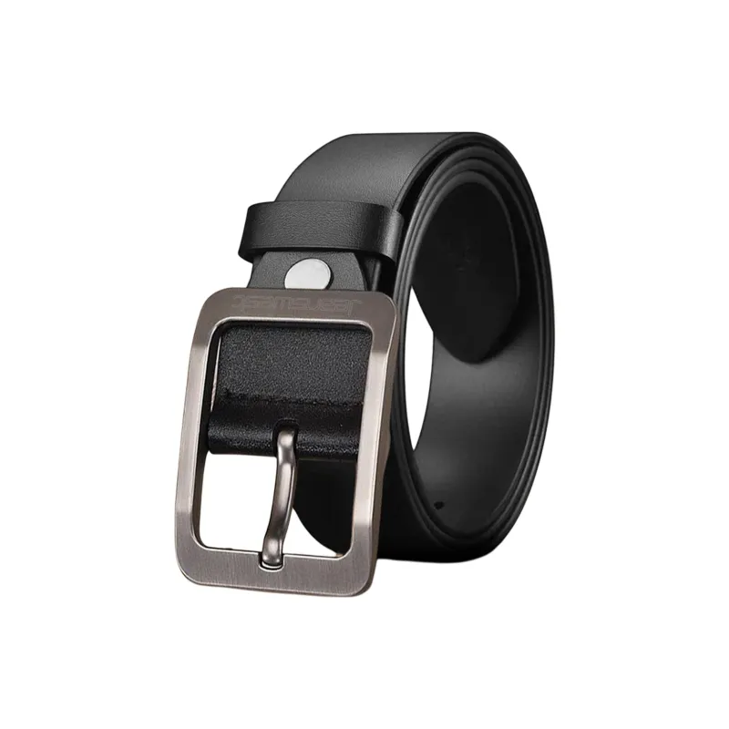 JEANSWEST Cow Leather Leather Belts Men's 3.8CM-0