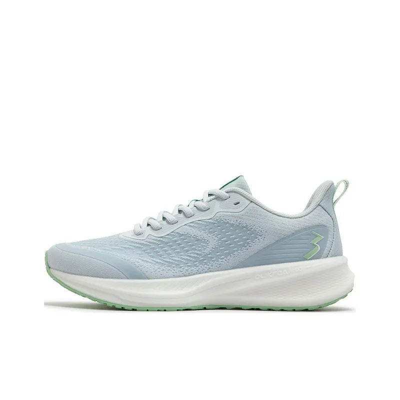 361° Wing Gundam 5.0 Slip Resistant And Abrasion Resistant Coverage Low Top Sprint Running Shoes Women's Blue Green-0
