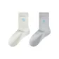 [2 Pack, 100% cotton Boneless Anti-Pilling]Heart White+Heart Gray