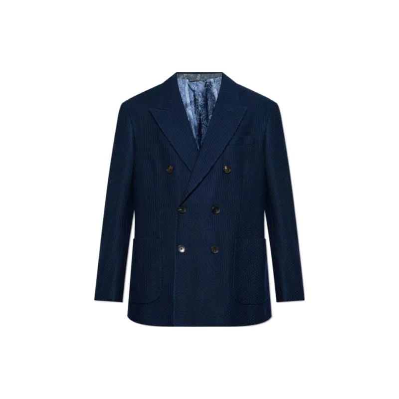 ETRO Double Breasted Blazer-0