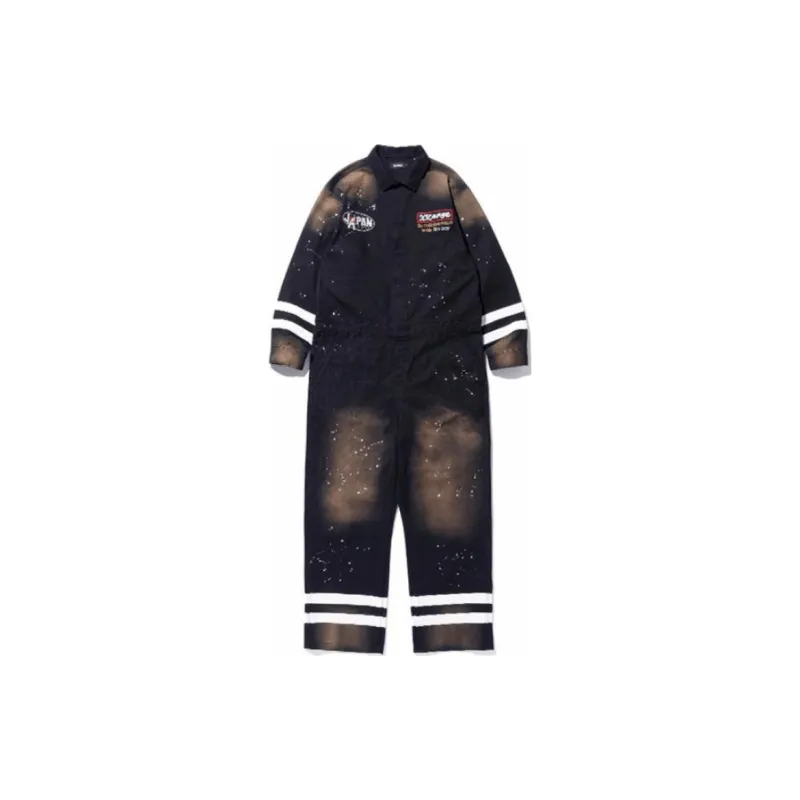 XLARGE Blu Boy Collaboration Jumpsuits Unisex Black-1