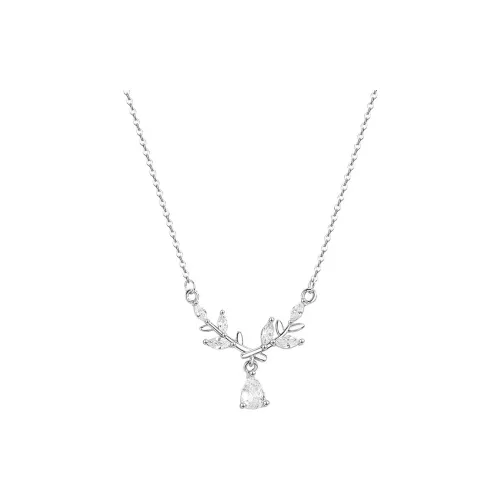 CLARKIA FLOWER S999 Fine Silver Necklaces Women's