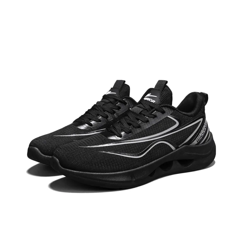 Warrior Cushioned Wear Resistant Breathable Slip Resistant Low Top Casual Running Shoes Men's-18