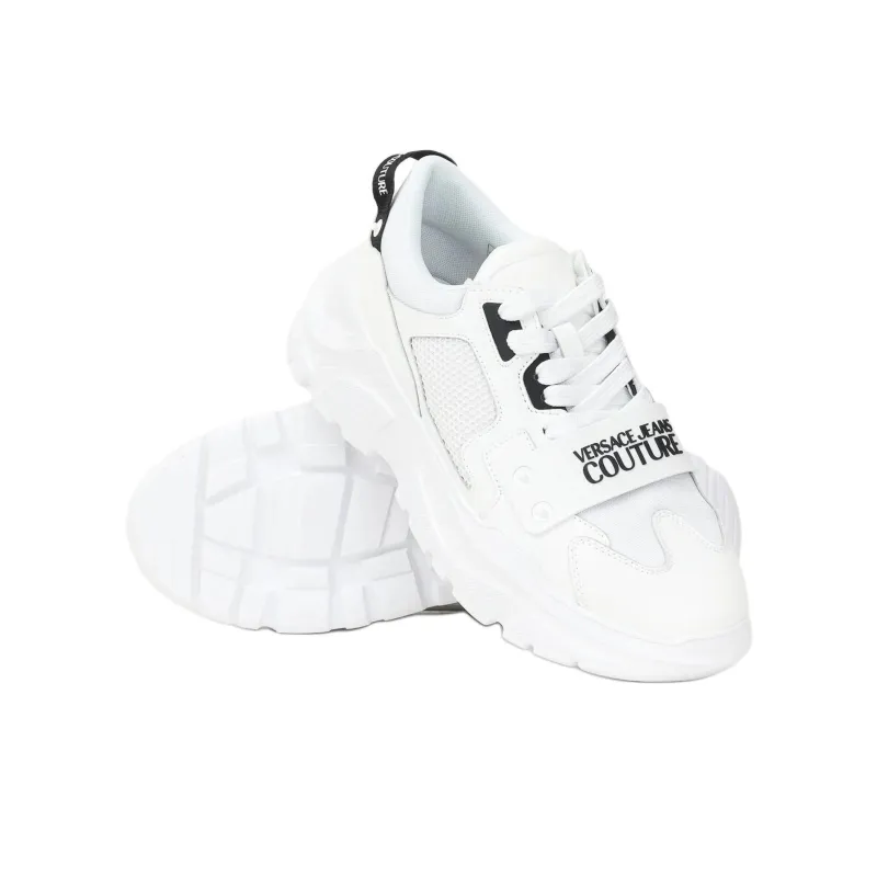 VERSACE JEANS COUTURE Speedtrack Low-Top Casual Shoes Men's White-3