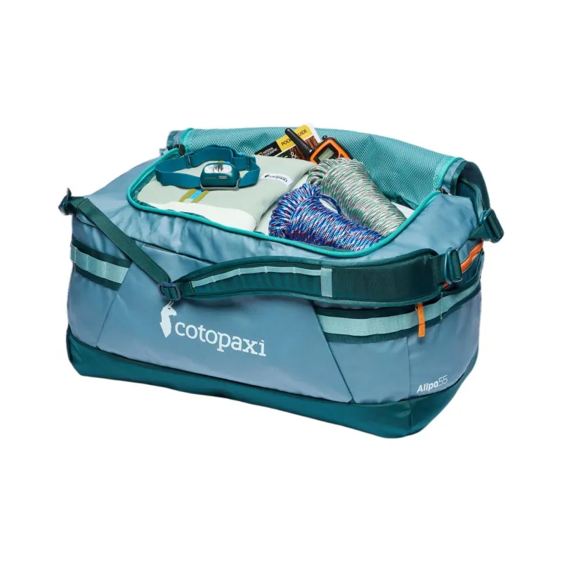 Cotopaxi Recycled Coated Nylon Backpacks Travel Bags 55L Unisex Blue-4