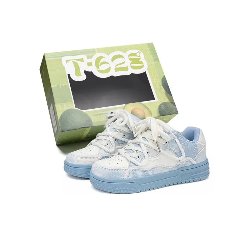 T628 Vintage Puffy Shoes Wear resistant, Lightweight, Breathable, And Non slip. Low Top Skateboard Shoes Unisex-18