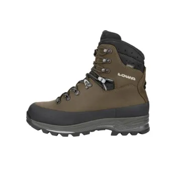 Lowa Anti Slip Wear Resistant High Top Hiking Shoes Men's Brown Green