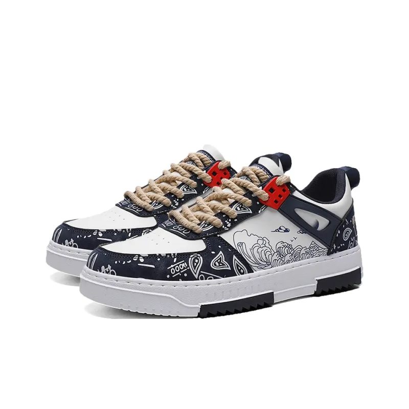 TEXWOOD Wrapping Anti Slip Shock Absorbing And Wear Resistant Low Top Skateboard Shoes Men's Box-2