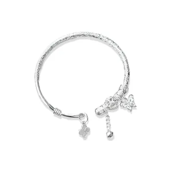 RURA S999 Fine Silver Bangles Women's