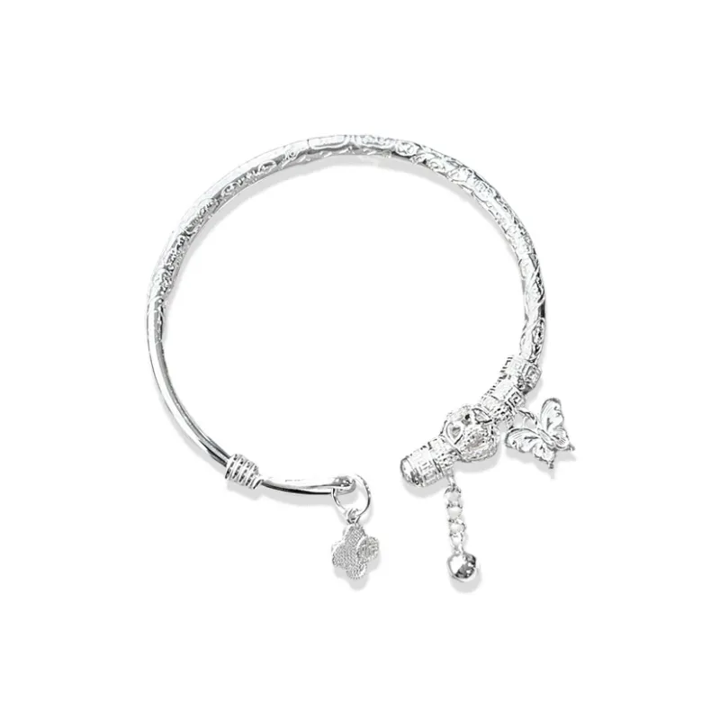 RURA S999 Fine Silver Bangles Women's-0