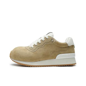 ESTEE GEEA Low Top Casual Shoes Unisex Apricot
