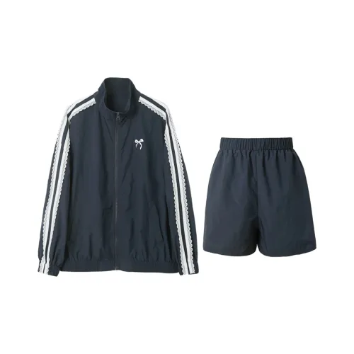 3COLOUR Casual Suit Women's Navy Blue